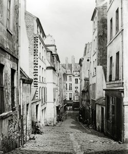 Rue du Bon-Puits, a Rue Traversine felől, Párizs, 1858-78 alkotó: Charles Marville